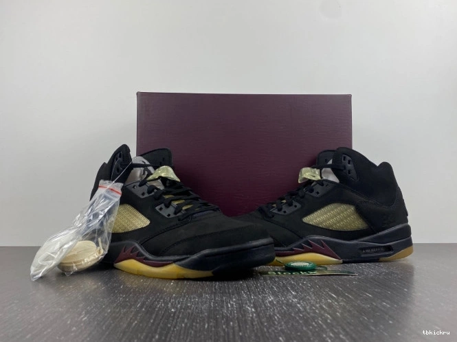 Cheap TBkick Black Maniere Air 5 A Ma Jordan x FD1330-001 0719